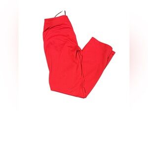 Nike The Athletic Dept Red Sweatpants Size Small Women’s Drawstring Wide Leg